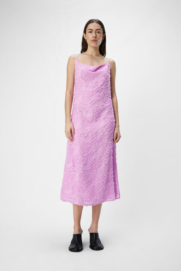 Object Vestido de alças midi  Roxo