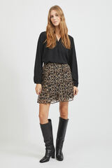 Vila Saia curta estampada Multicolorido