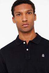 Cortefiel Polo b&aacute;sico Negro