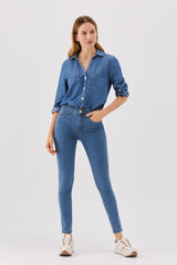 Cortefiel Cigarro jacquard sensational fit Azul