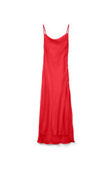 Vero Moda Vestido em gaze de al&ccedil;as Vermelho