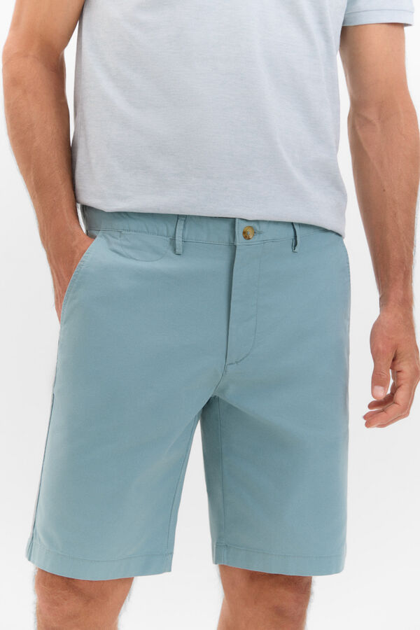 Cortefiel Bermuda chino Azul