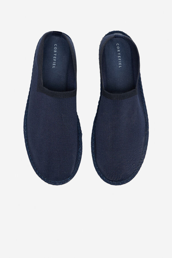 Cortefiel Alpargata tejido punto Azul marino