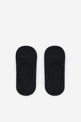 Cortefiel Calcetines pinkies con textura Negro