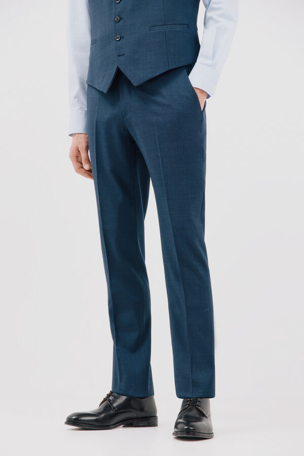 Cortefiel Pantal&oacute;n azul slim fit Azul oscuro
