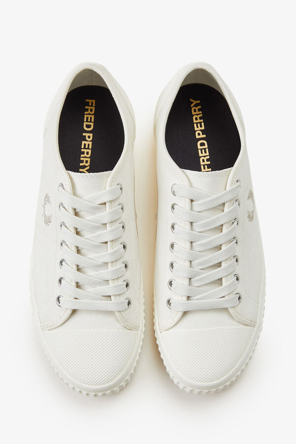 Fred Perry Zapatilla Hughes-low lona Marfil