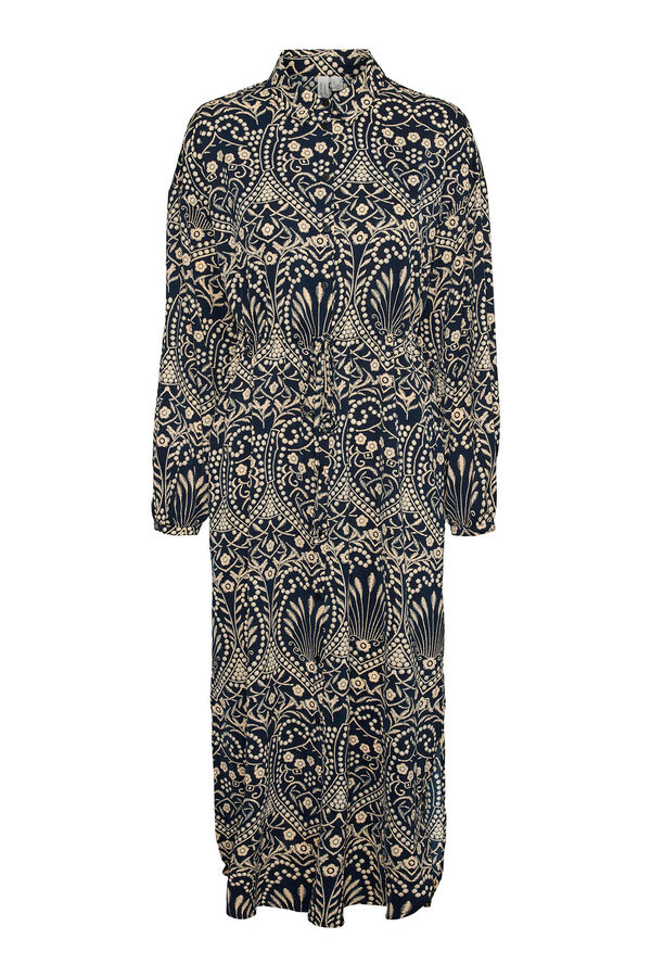 Vero Moda Vestido midi estampado Azul