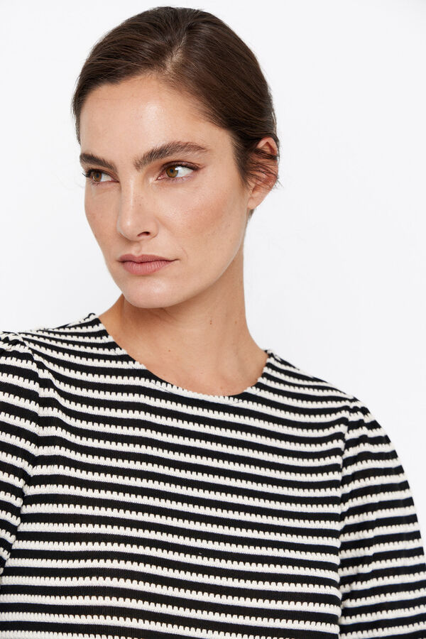 Cortefiel Camisola riscas confort&aacute;vel Impress&atilde;o