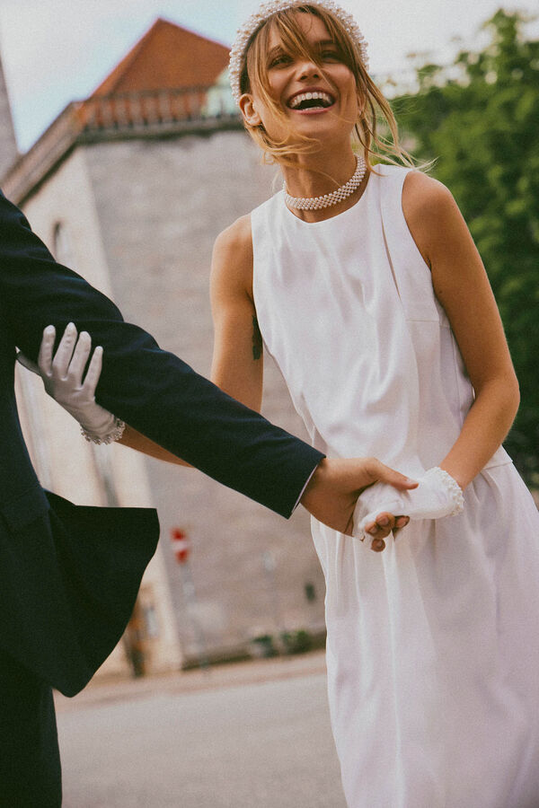 Vila Top acetinado branco Branco