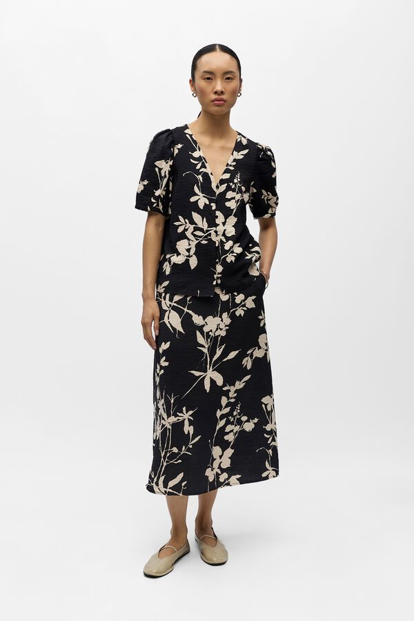 Object Blusa estampada Preto