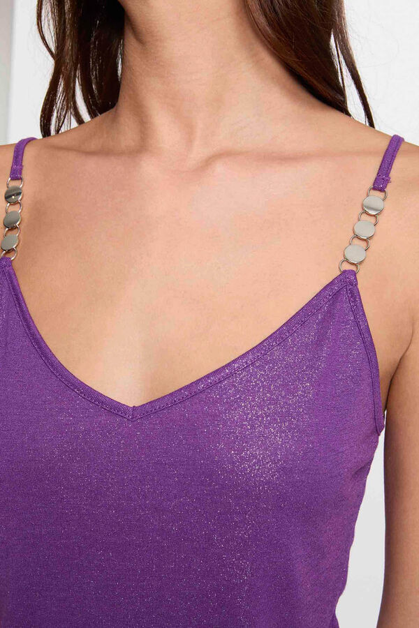 Morgan Top tirantes finos Morado