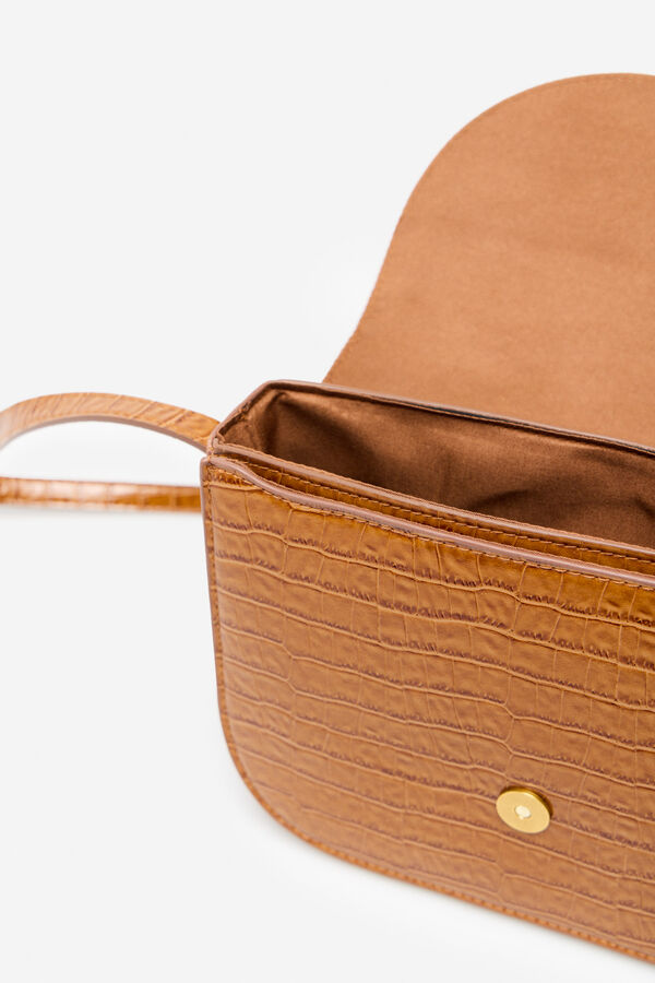 Cortefiel fecho de al&ccedil;a de ombro Castanho