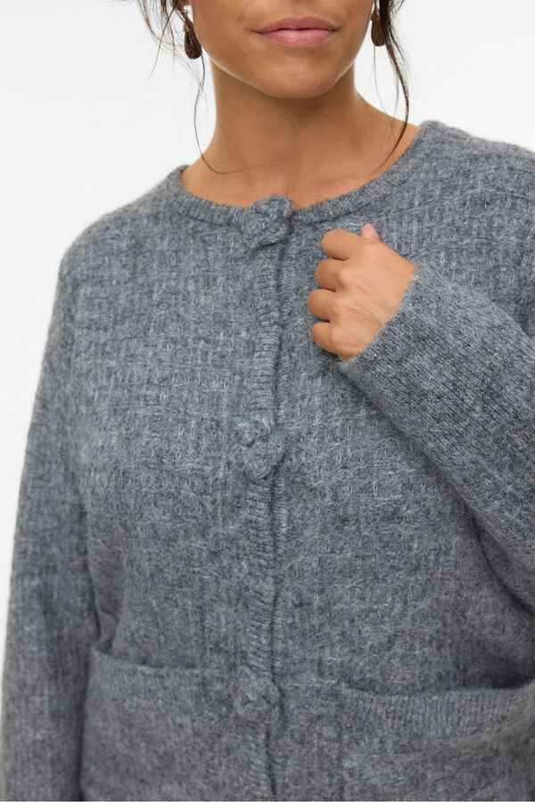 Vero Moda Curve C&aacute;rdigan de punto Curve Gris