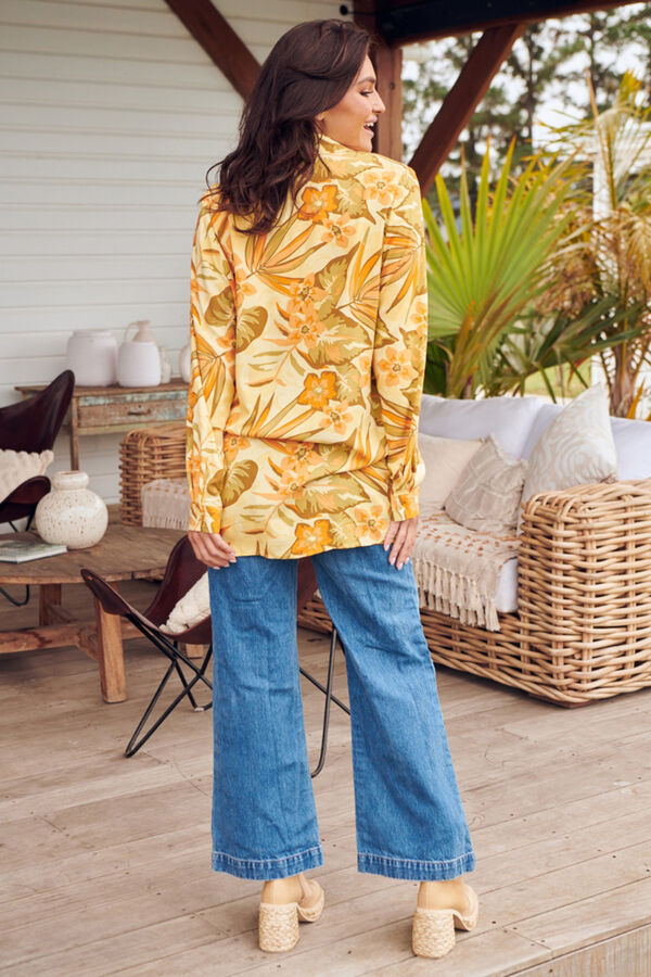 Jaase Blazer cruzado Amarelo