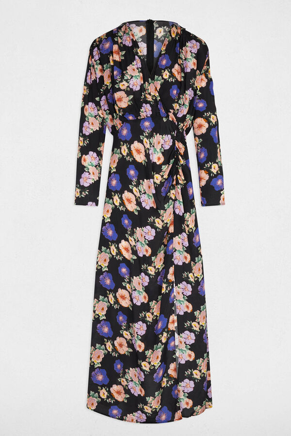 Morgan Vestido largo satinado Multicolor