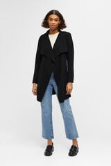 Object Chaqueta con cintur&oacute;n Negro