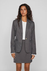 Vila Americana blazer de mujer entallada Gris