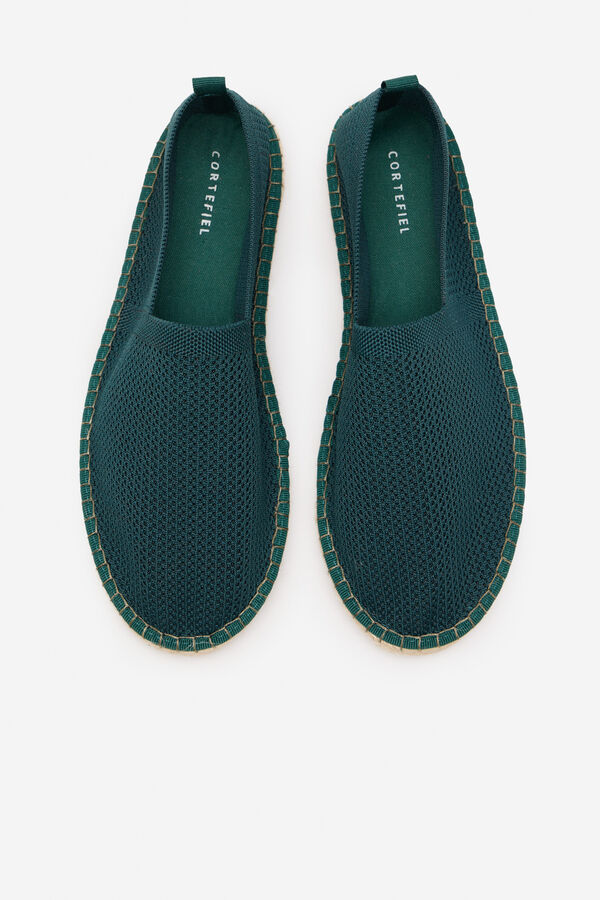 Cortefiel Alpercata tecido malha Verde