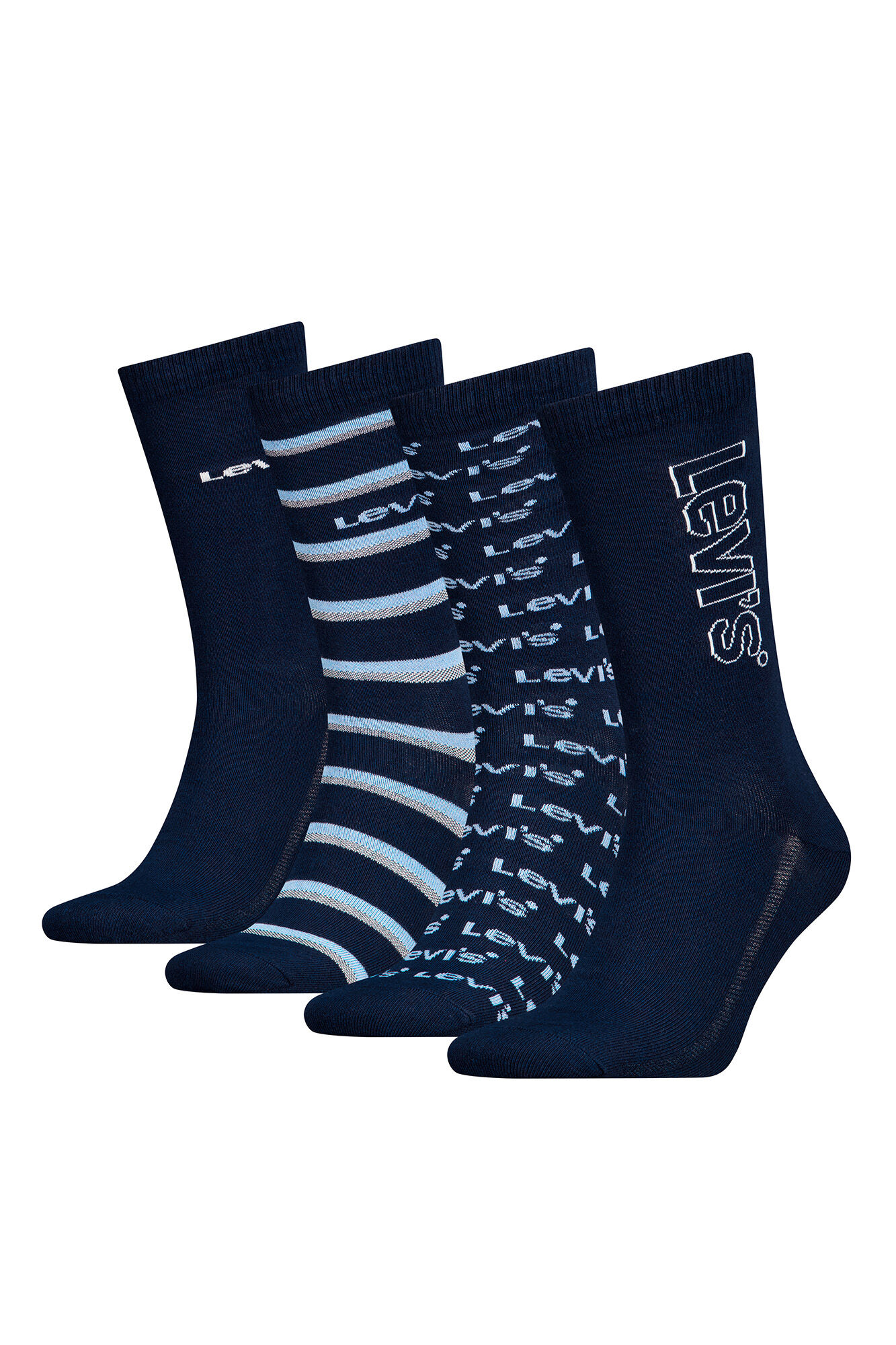 Levi's Caja regalo pack de 4 calcetines cl&aacute;sicos de hombre de Levi&rsquo;s&reg;
