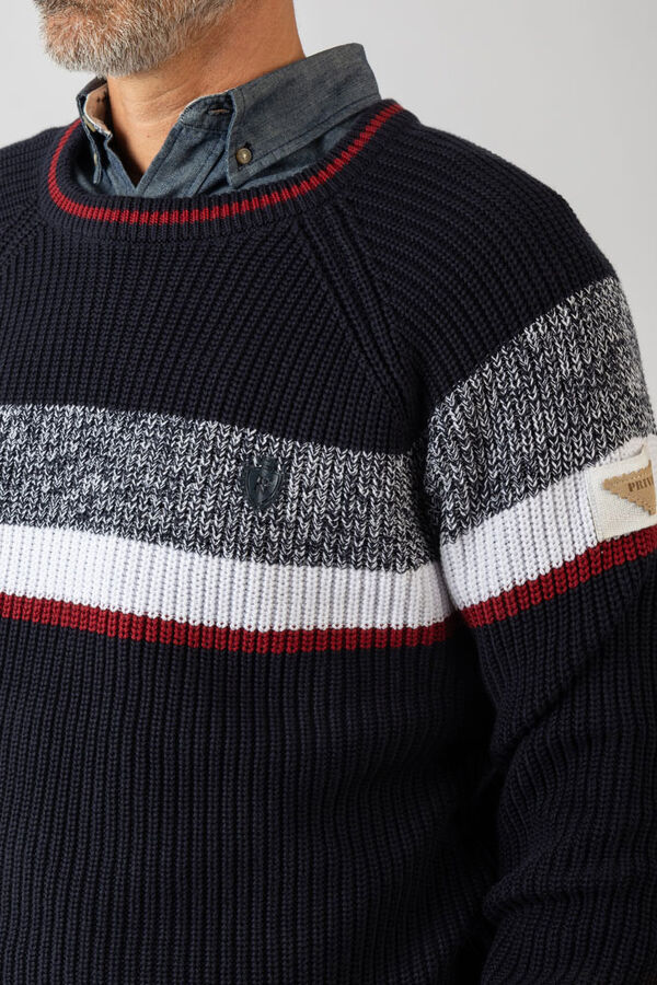 Privata Jersey cuello redondo Azul marino