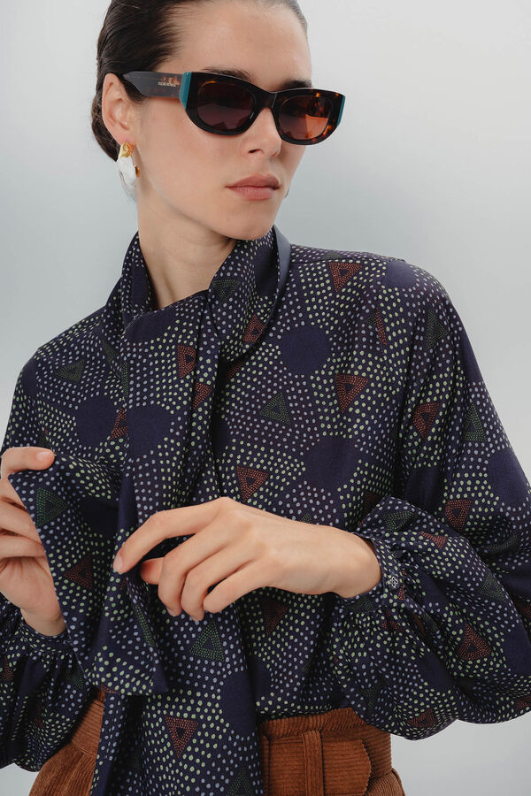 Dolores Promesas Blusa manga abullonada Elisa Multicolor