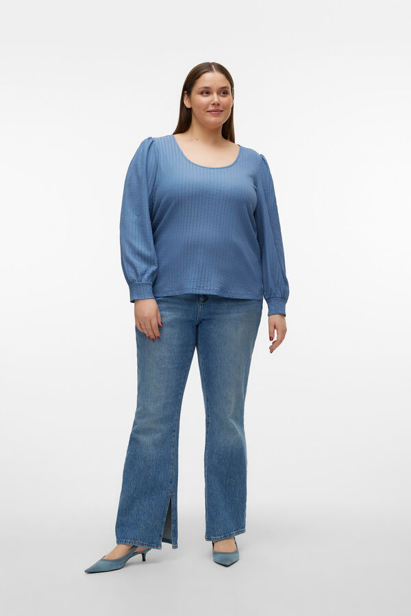 Vero Moda Curve Top de manga comprida Curve Azul