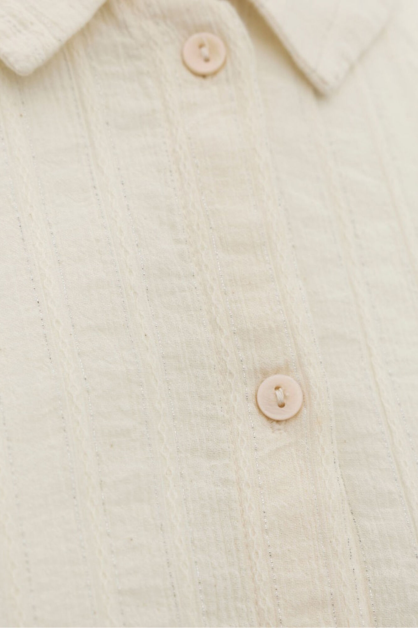 Vero Moda Curve Camisa de algod&oacute;n de manga larga talla grande