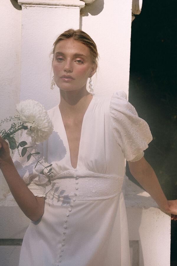 Pol&iacute;n Et Moi Vestido de noiva Cala Branco