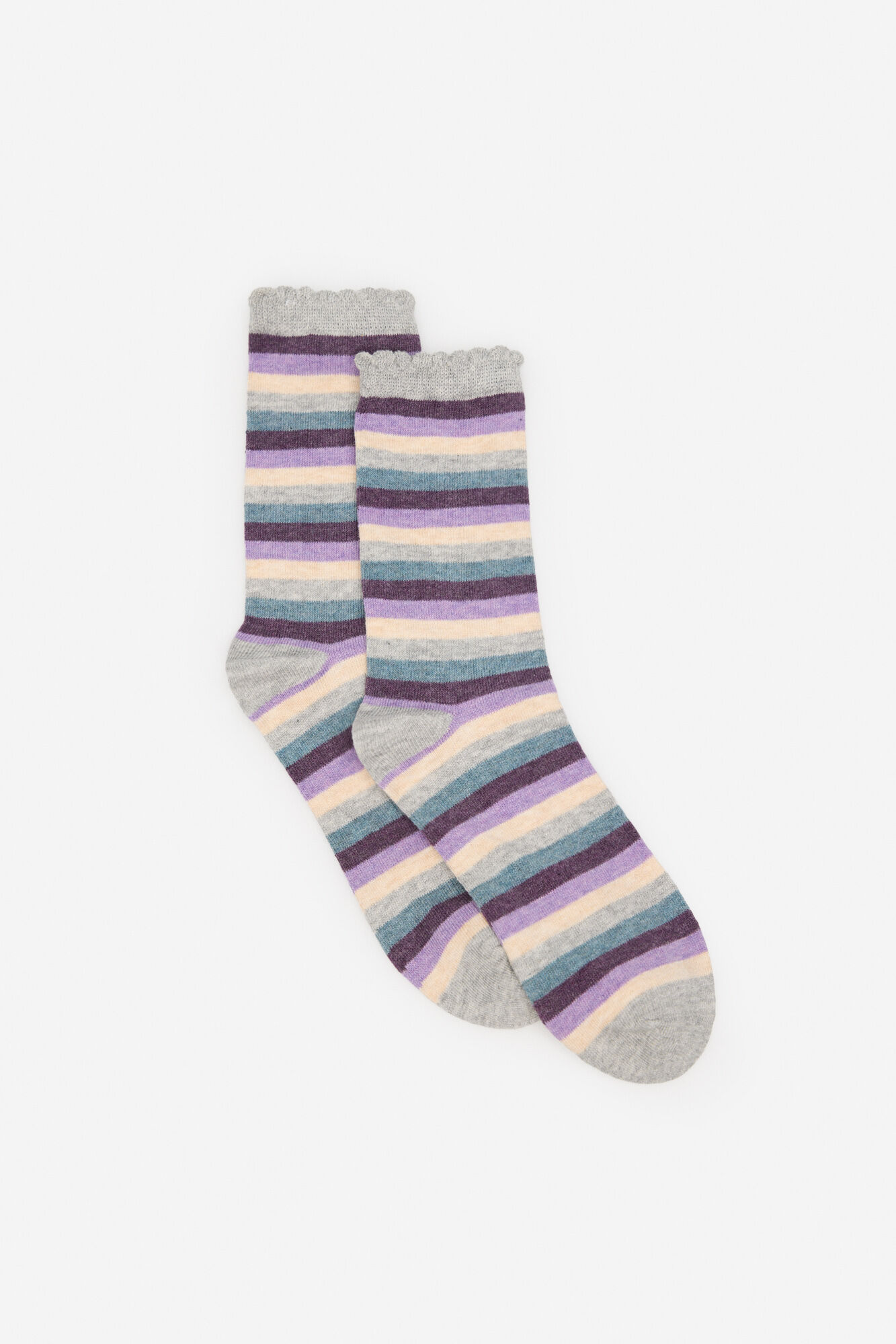 Cortefiel Calcetines rayas multicolor