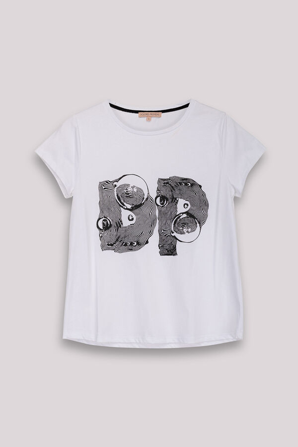 Dolores Promesas Camiseta Branca Vibrante Branco
