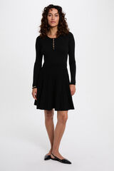 Morgan Vestido curto justo Preto