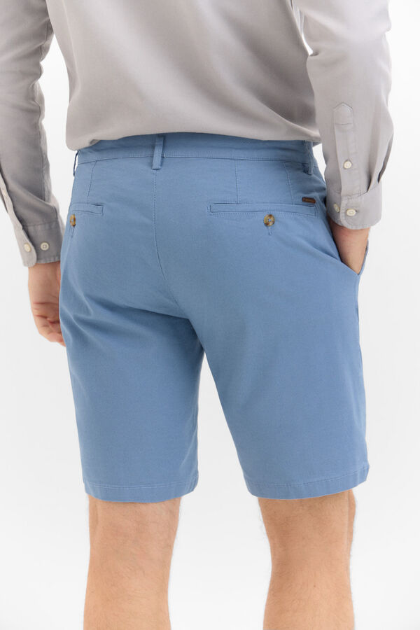 Cortefiel Bermudas chinos estampadas Azul