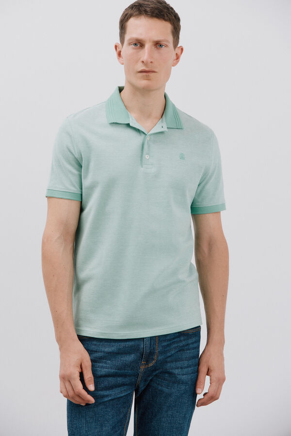 Cortefiel Polo oxford Verde