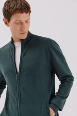 Cortefiel Cardigan de algod&atilde;o e cashmere Verde