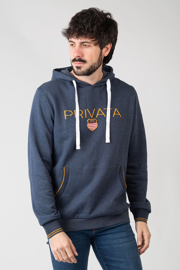Privata Sudadera con capucha y bolsillos Azul