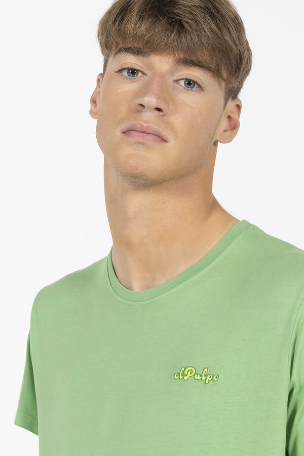 elPulpo Camiseta logo estampado formas Verde