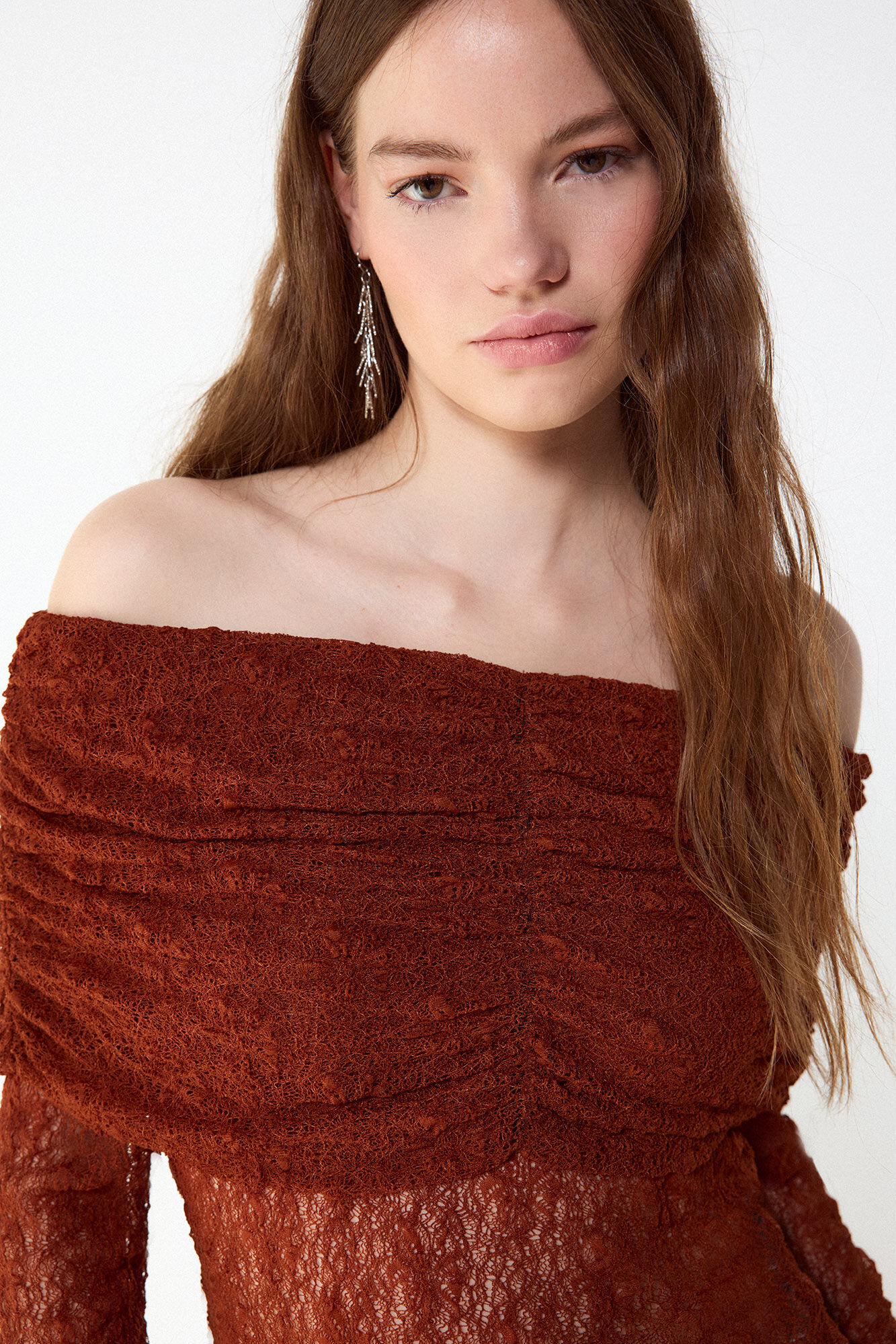 Slowlove Top decotado de lingerie