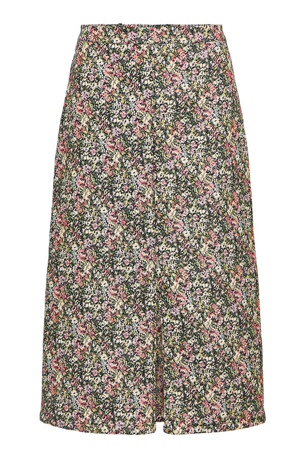 Object Falda estampada jacquard Multicolor