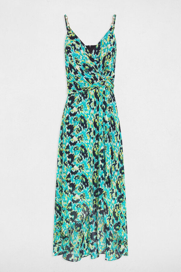 Morgan Vestido largo estampado Multicolor