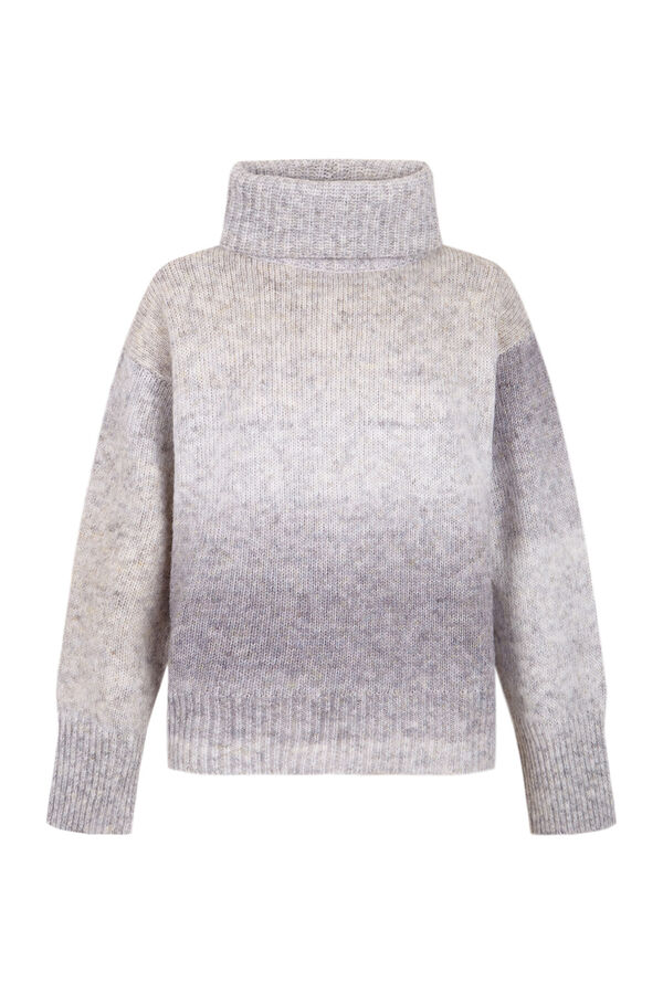 Slowlove Jersey cuello vuelto Gris