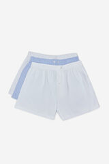 Cortefiel Pack 3 boxer tela Blanco