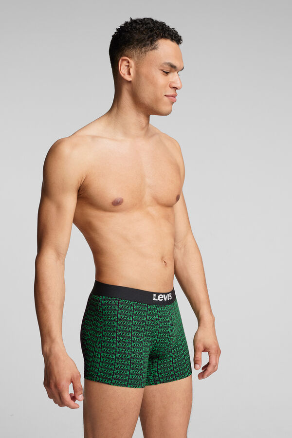 Levi's Caja de 3 calzoncillos b&oacute;xer de algod&oacute;n Levi's Verde oscuro