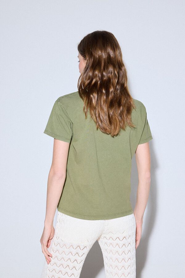 Slowlove Camiseta com logo slowlove Verde