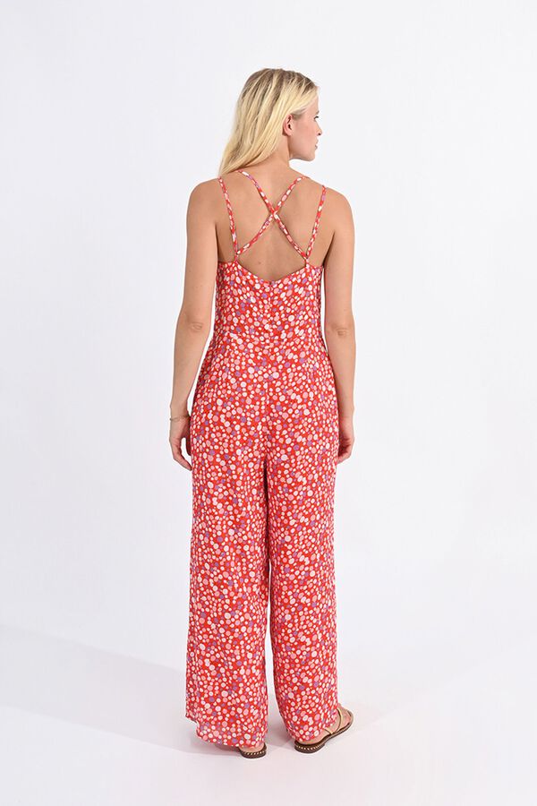 Molly Bracken Mono de mujer de doble tirante con estampado Multicolor