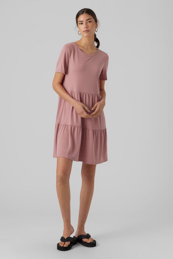 Vero Moda Vestido curto  Roxo