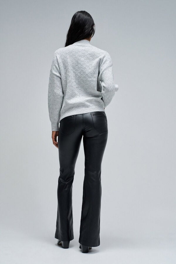 Salsa Jeans Jersey de punto con l&uacute;rex Gris