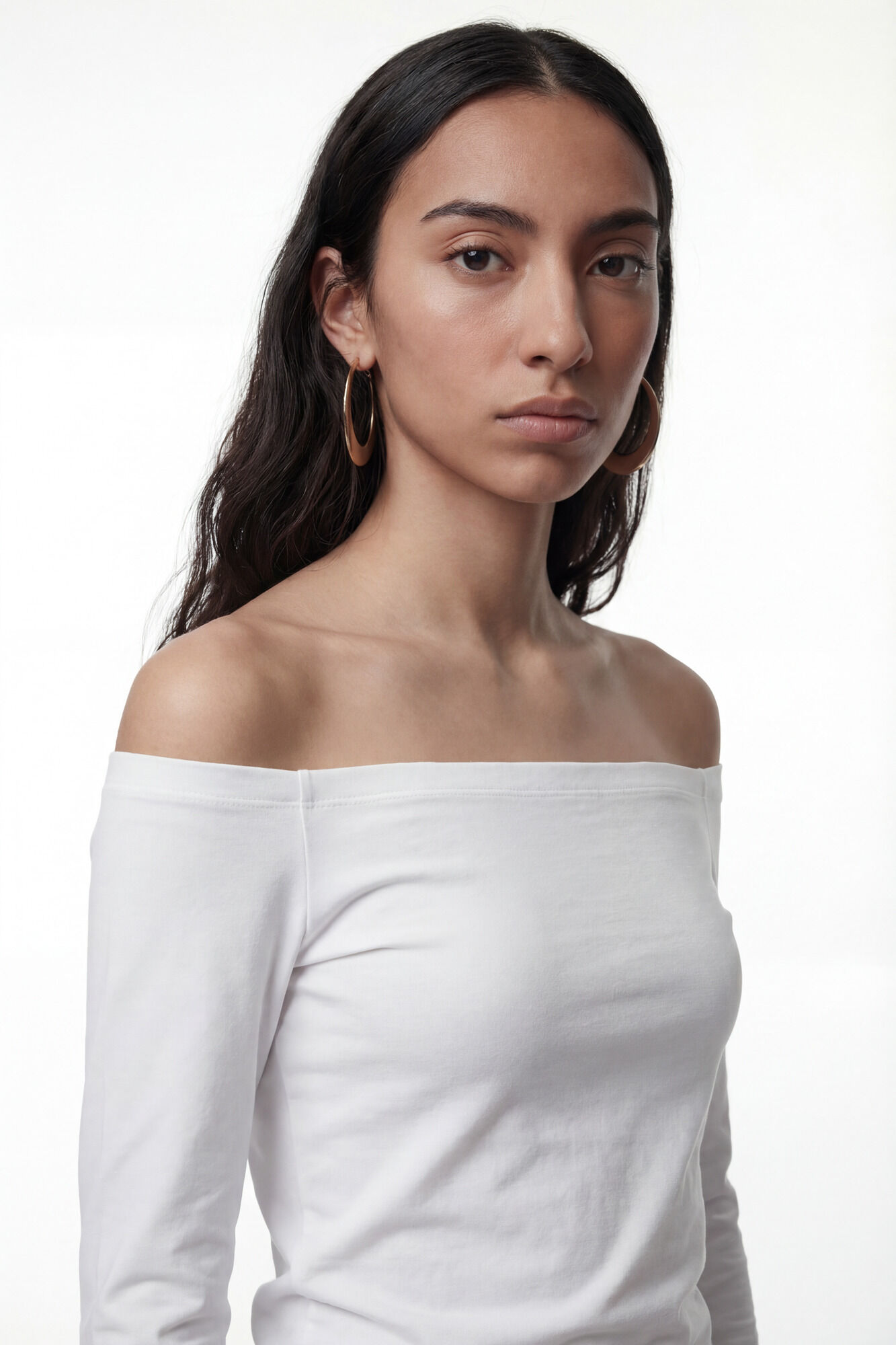 Vero Moda Camiseta de algod&atilde;o com manga 7/8