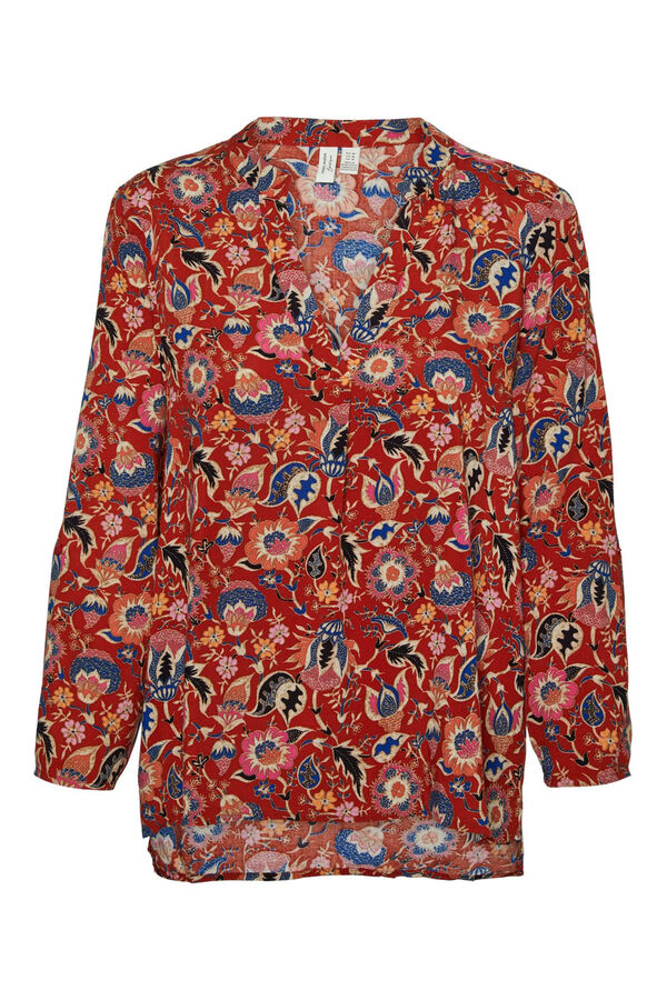 Vero Moda Camisa de manga larga Rojo