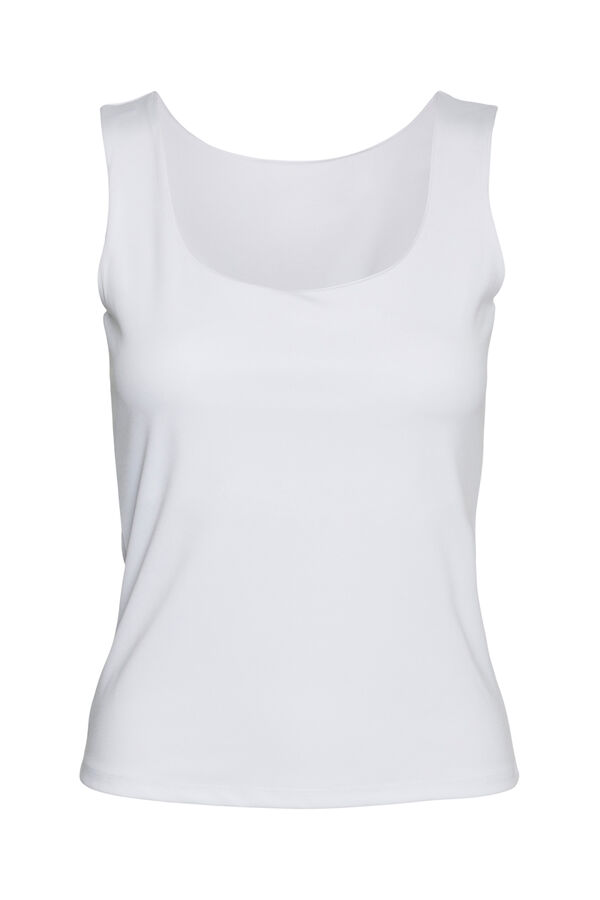 Vero Moda Curve Top tirante larga talha grande Branco