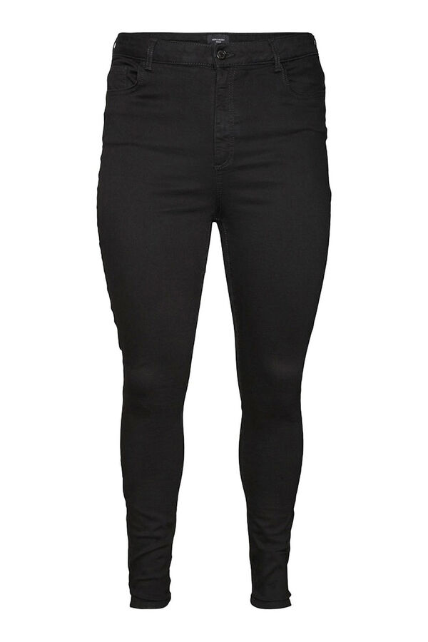 Vero Moda Curve Pantal&oacute;n pitillo talla grande Negro